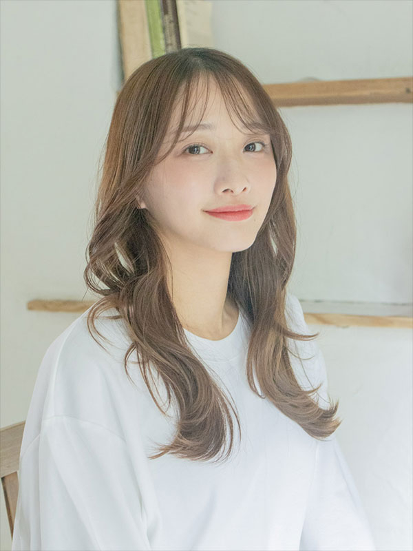 セミロングレイヤー